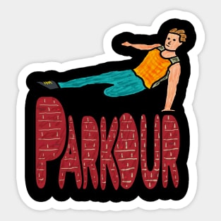 Parkour Sticker